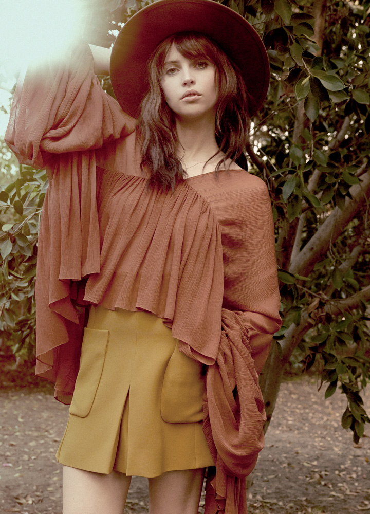 instyle | felicity jones