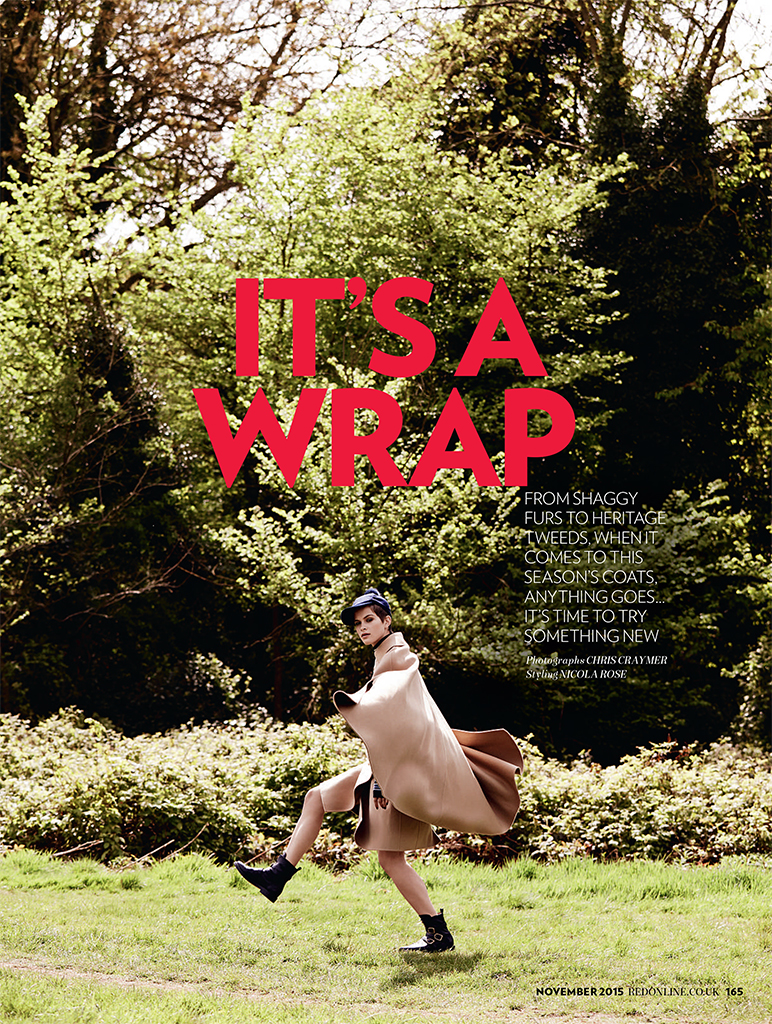 red | its a wrap