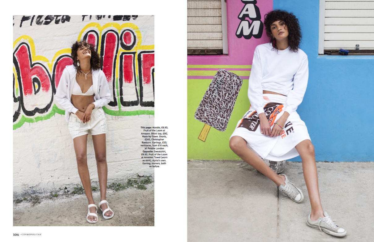 cosmopolitan | white heat