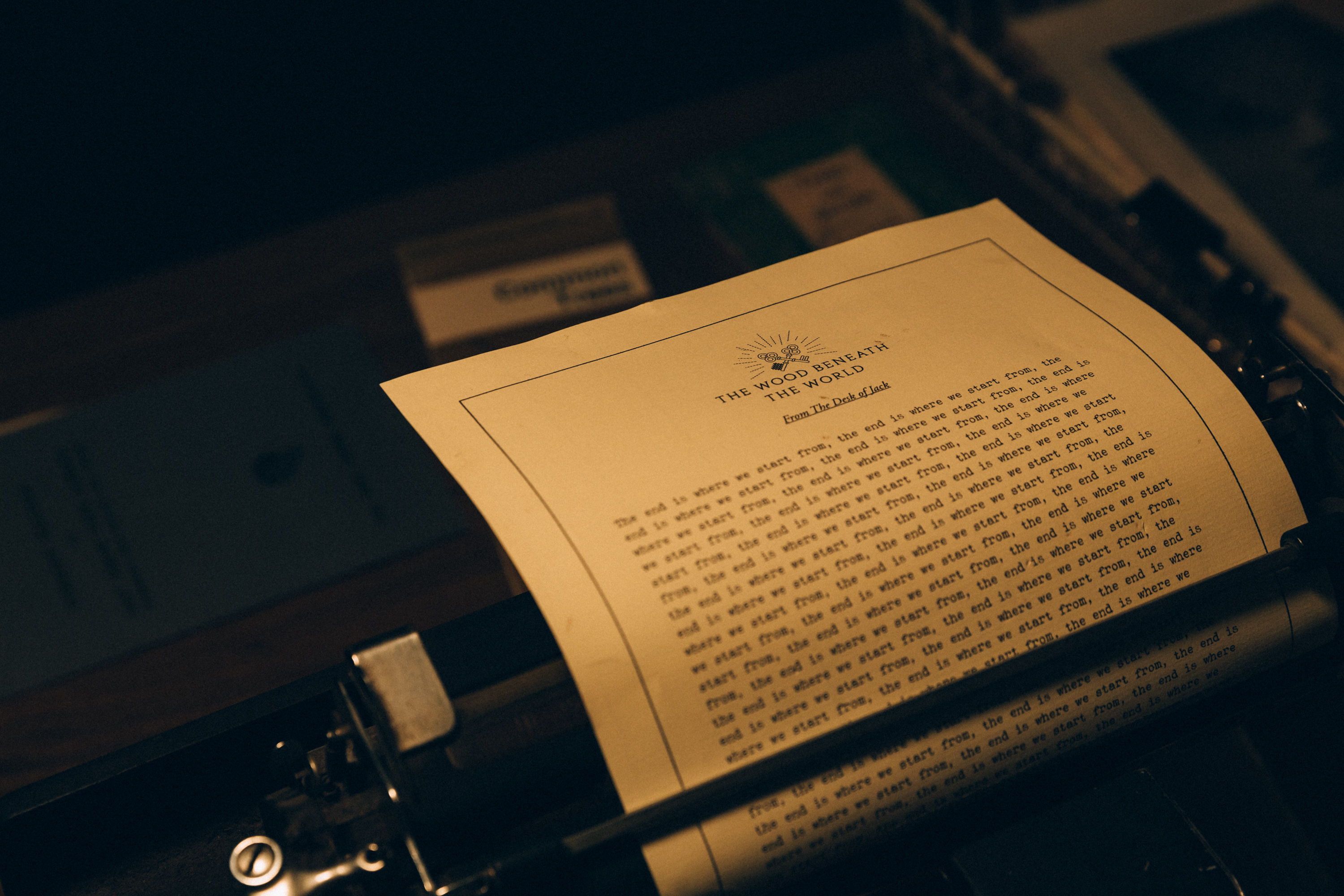 The Wood Beneath The World