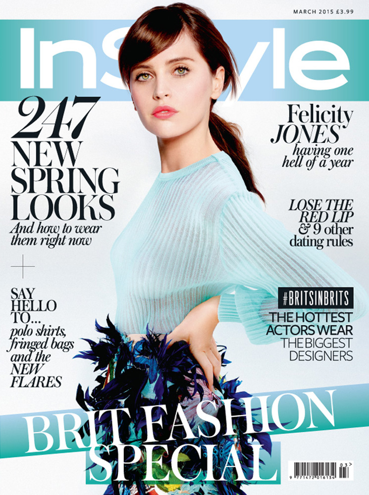 instyle | felicity jones