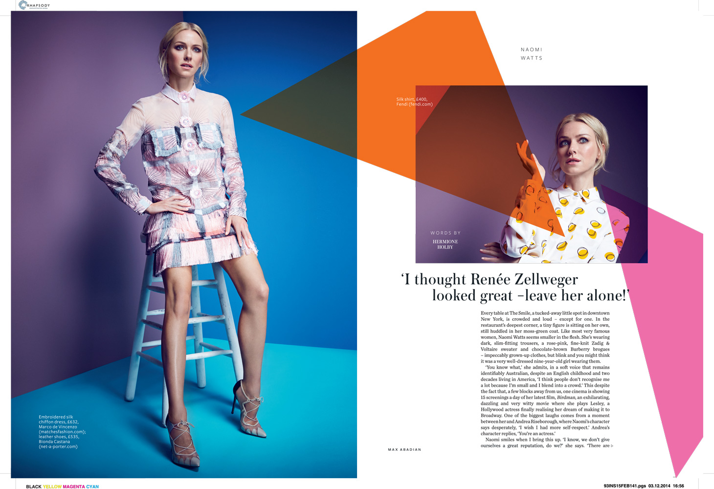 instyle | naomi watts