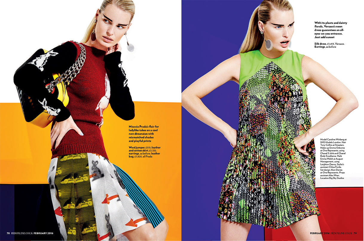 red | fashion goes pop
