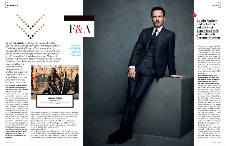 Michael Fassbender | Assassin’s Creed