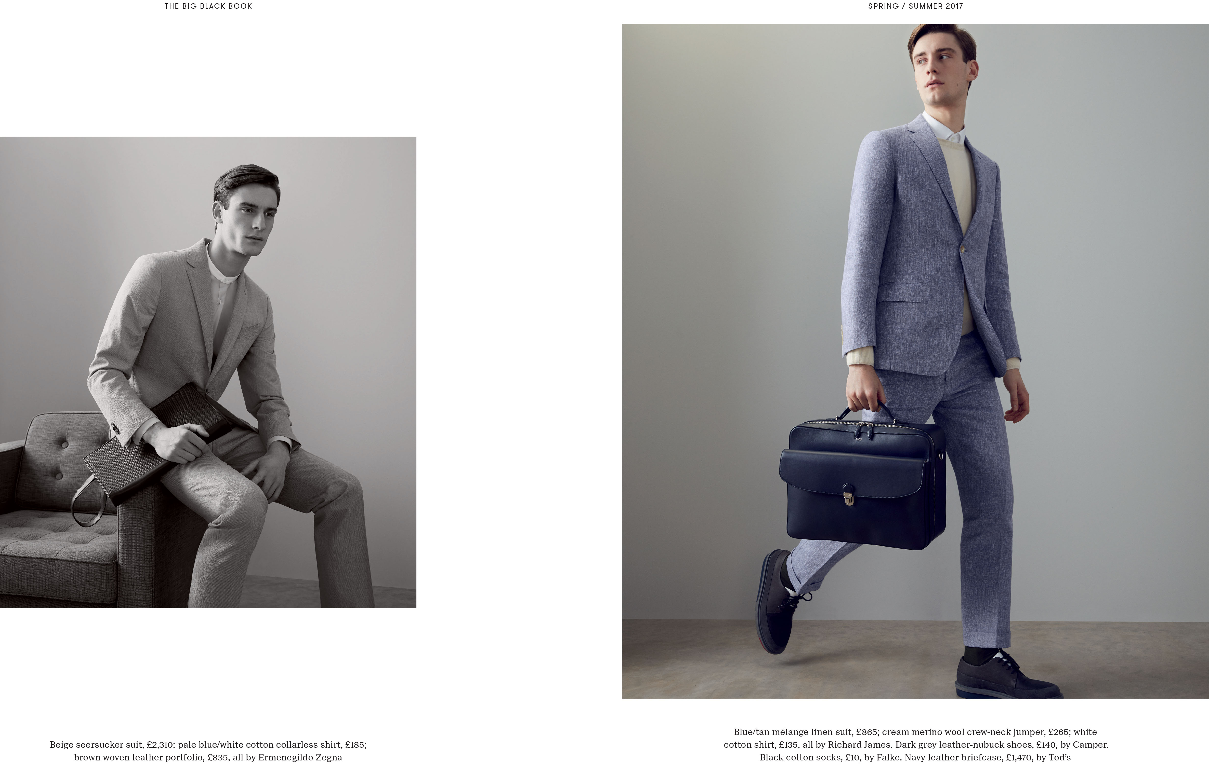 The Big Black Book | Travel Suits