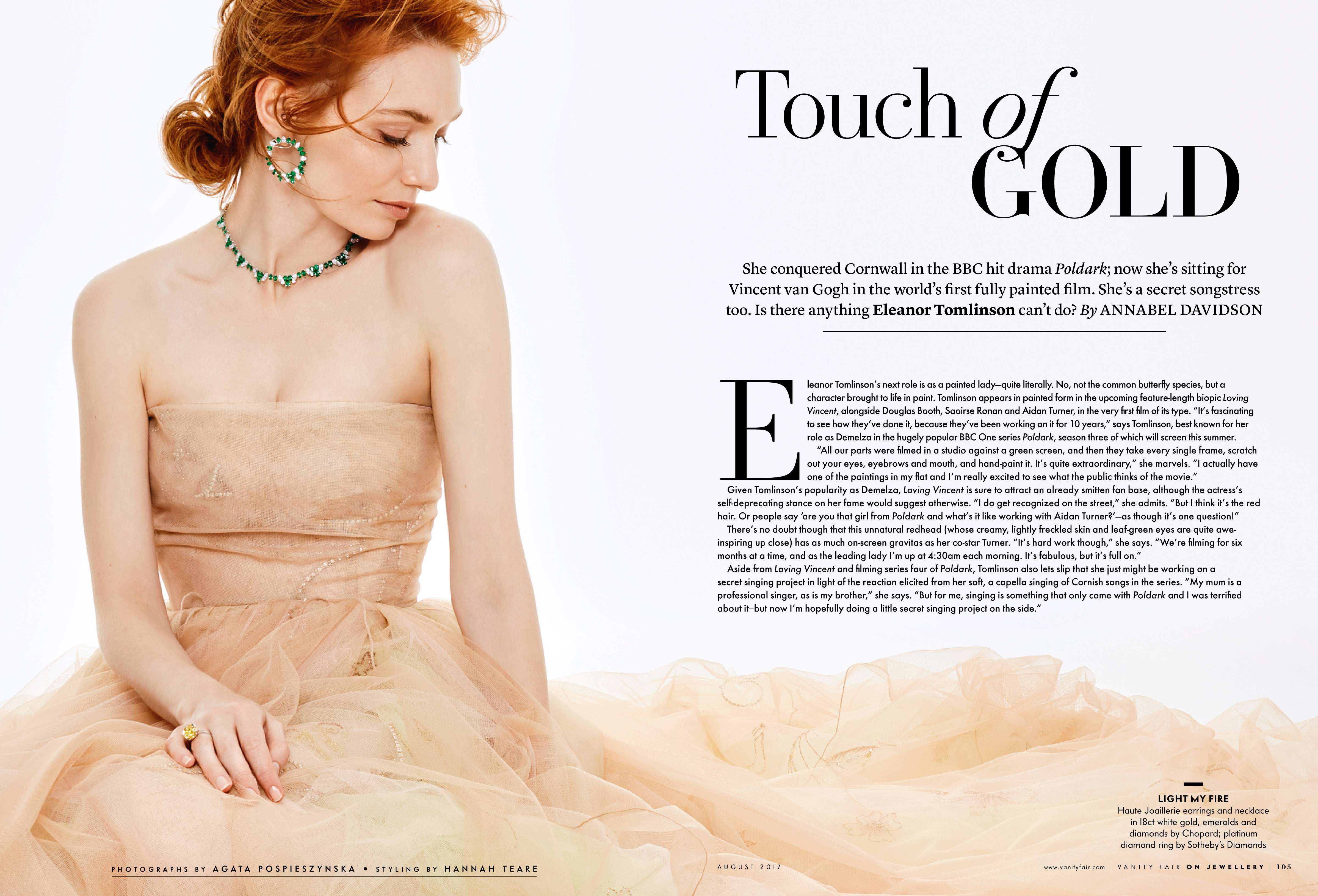Vanity Fair | Eleanor Tomlinson