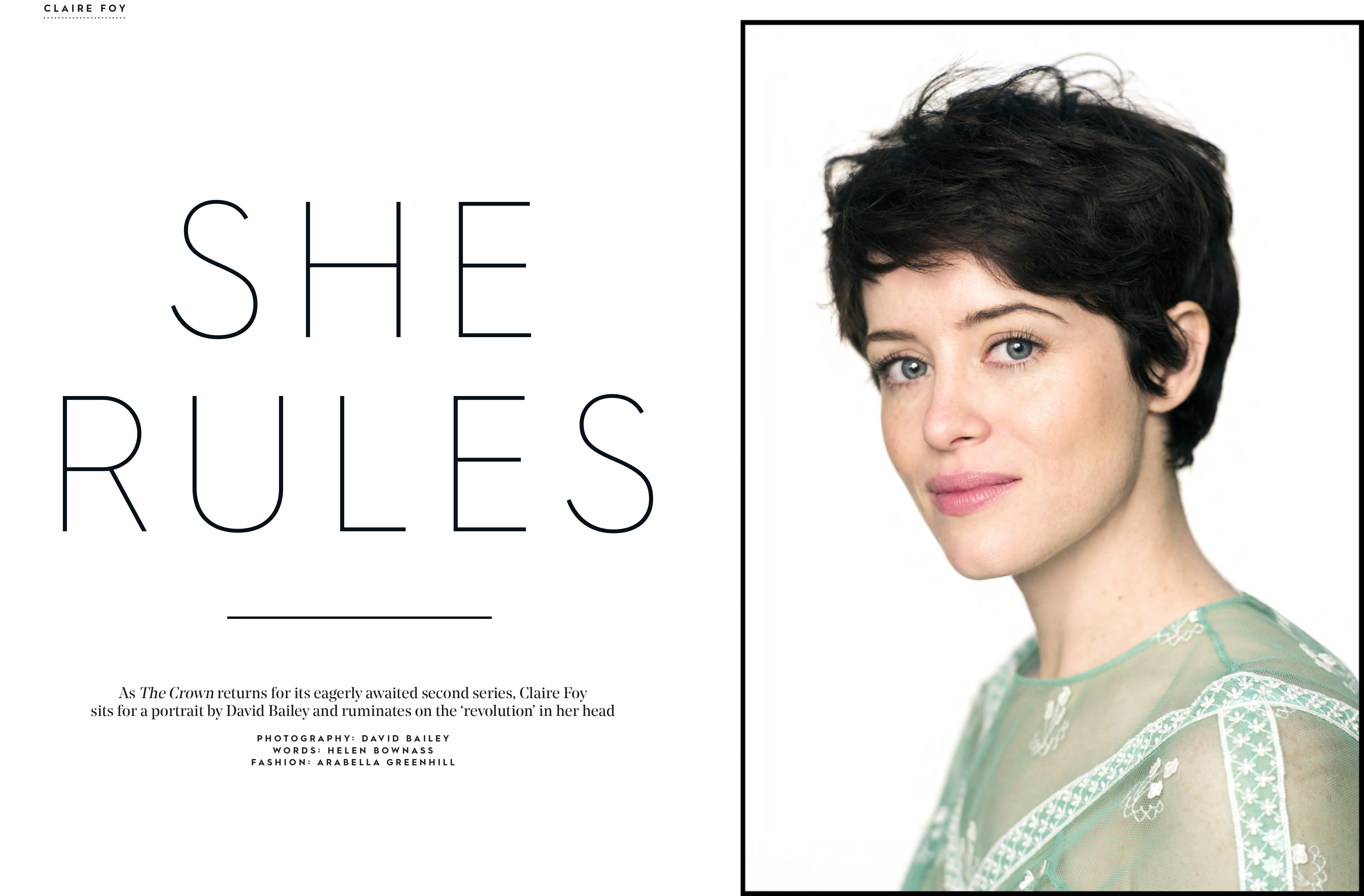 STYLIST | Clare Foy