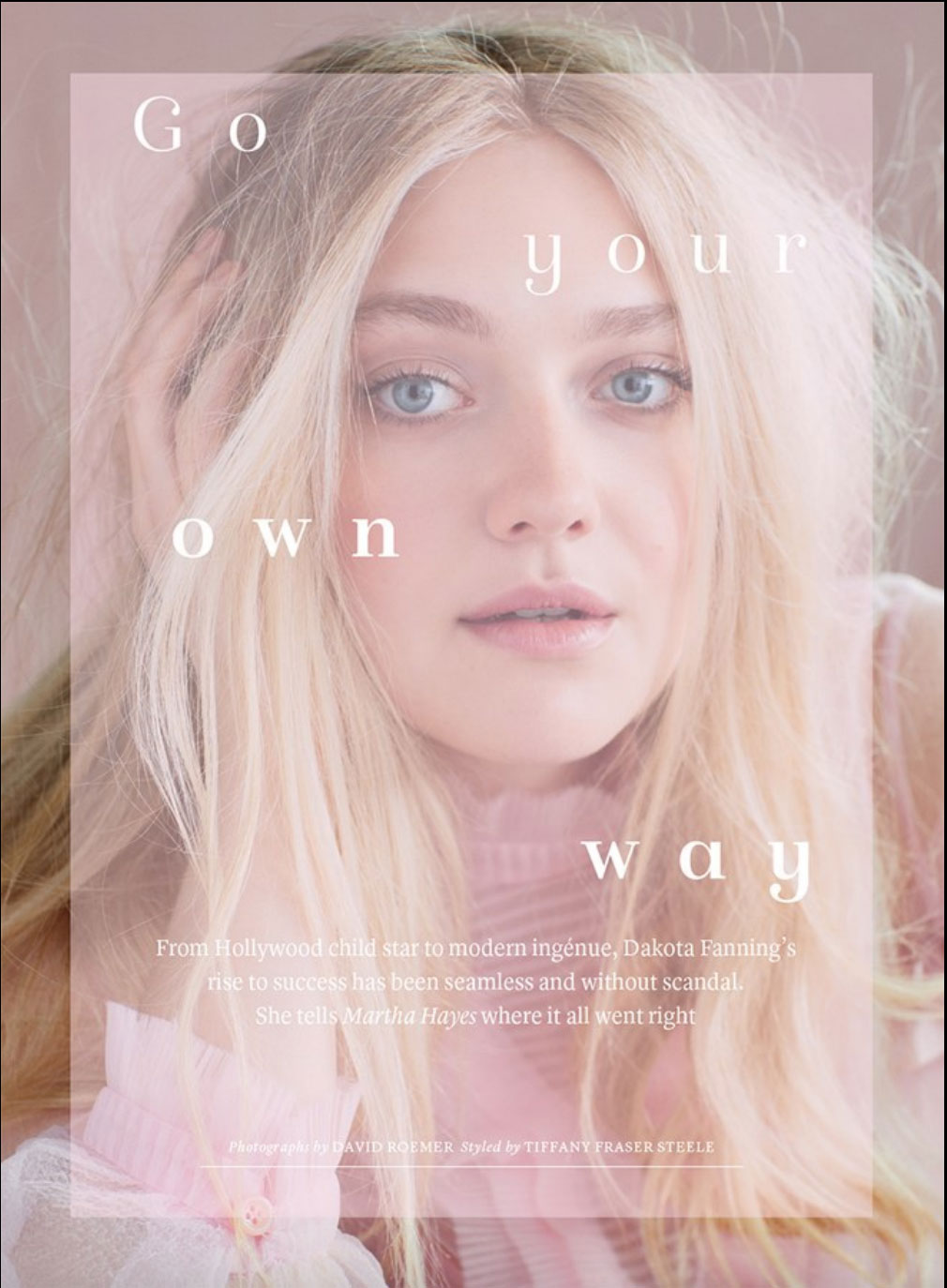 Marie Claire | Dakota Fanning