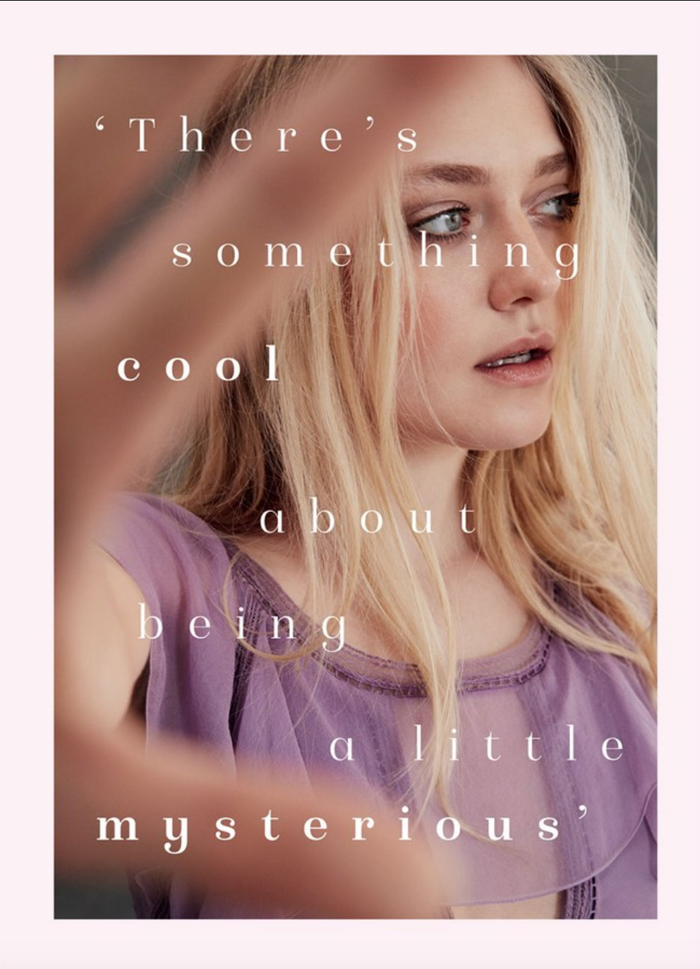 Marie Claire | Dakota Fanning