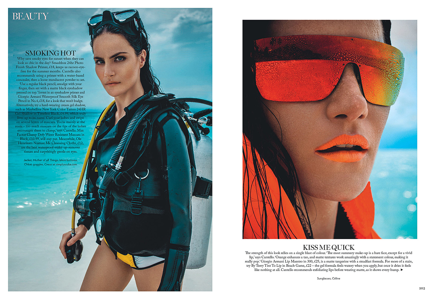 Marie Claire | Fluoro Flush