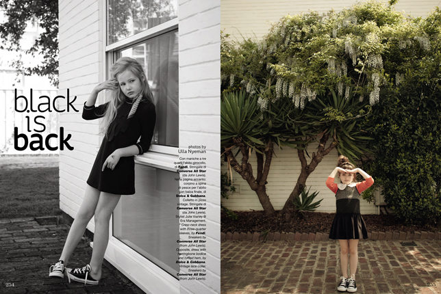 vogue bambini | black is back