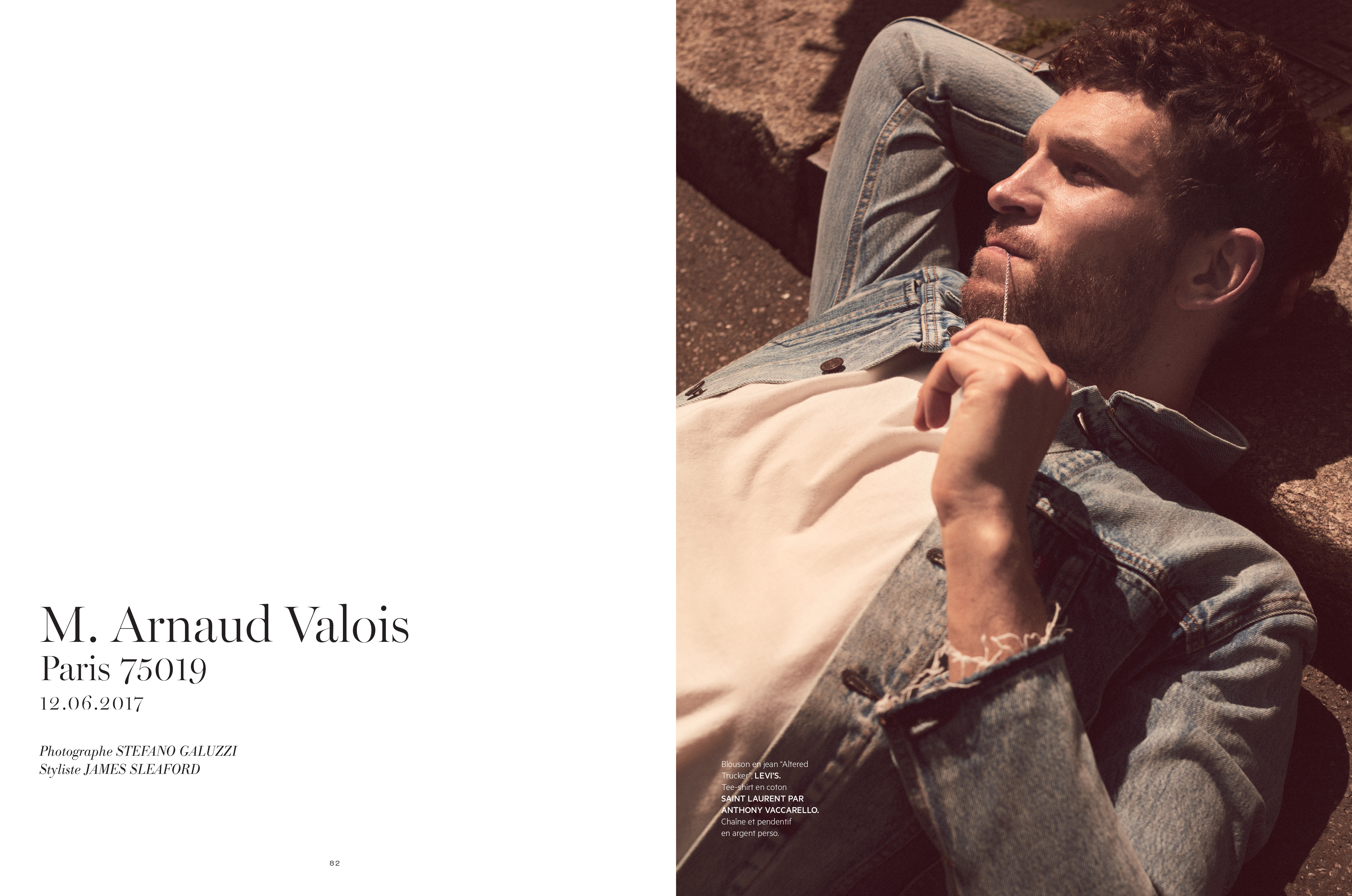 L’officiel Hommes | Arnaud Valois