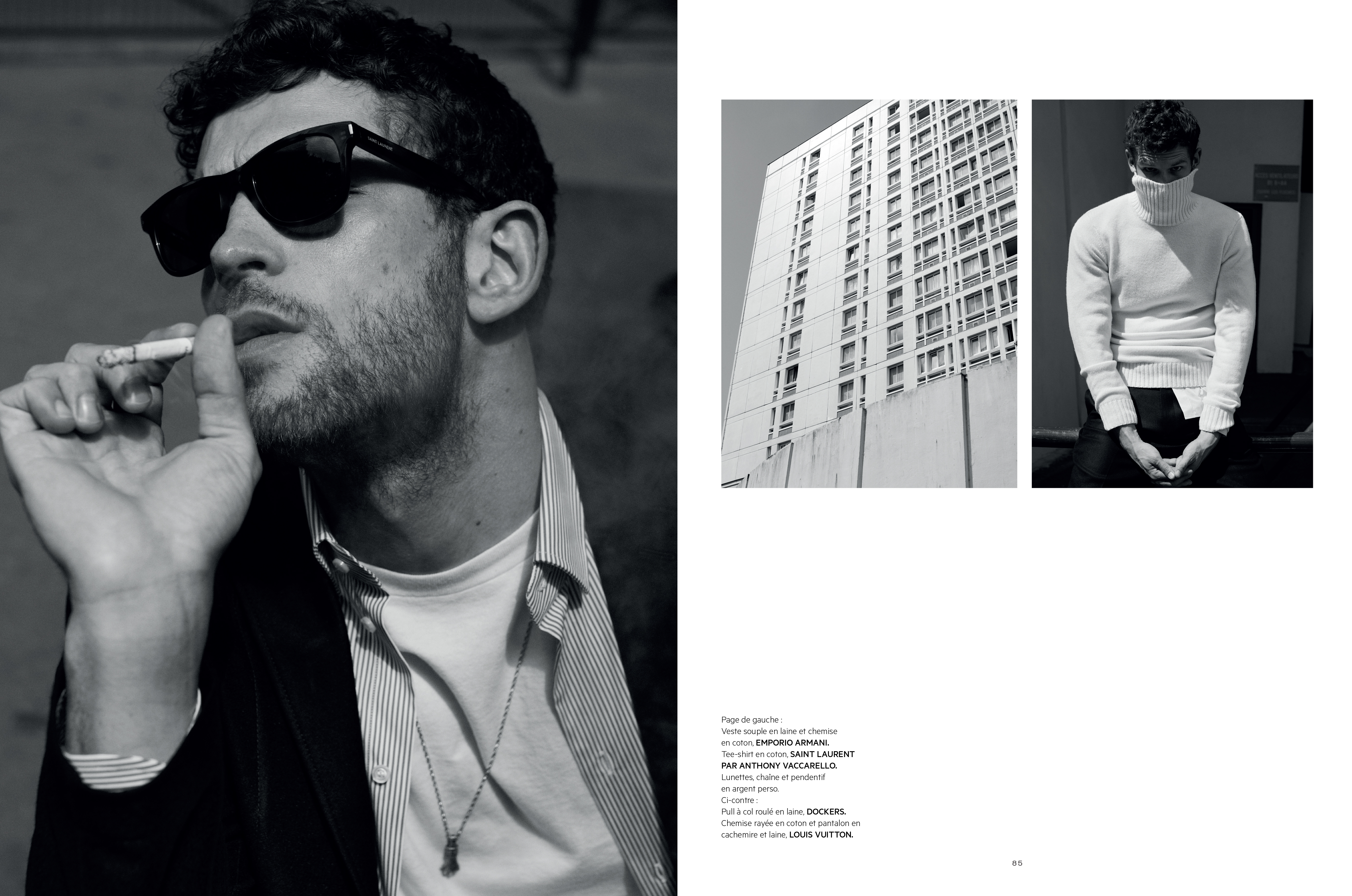 L’officiel Hommes | Arnaud Valois