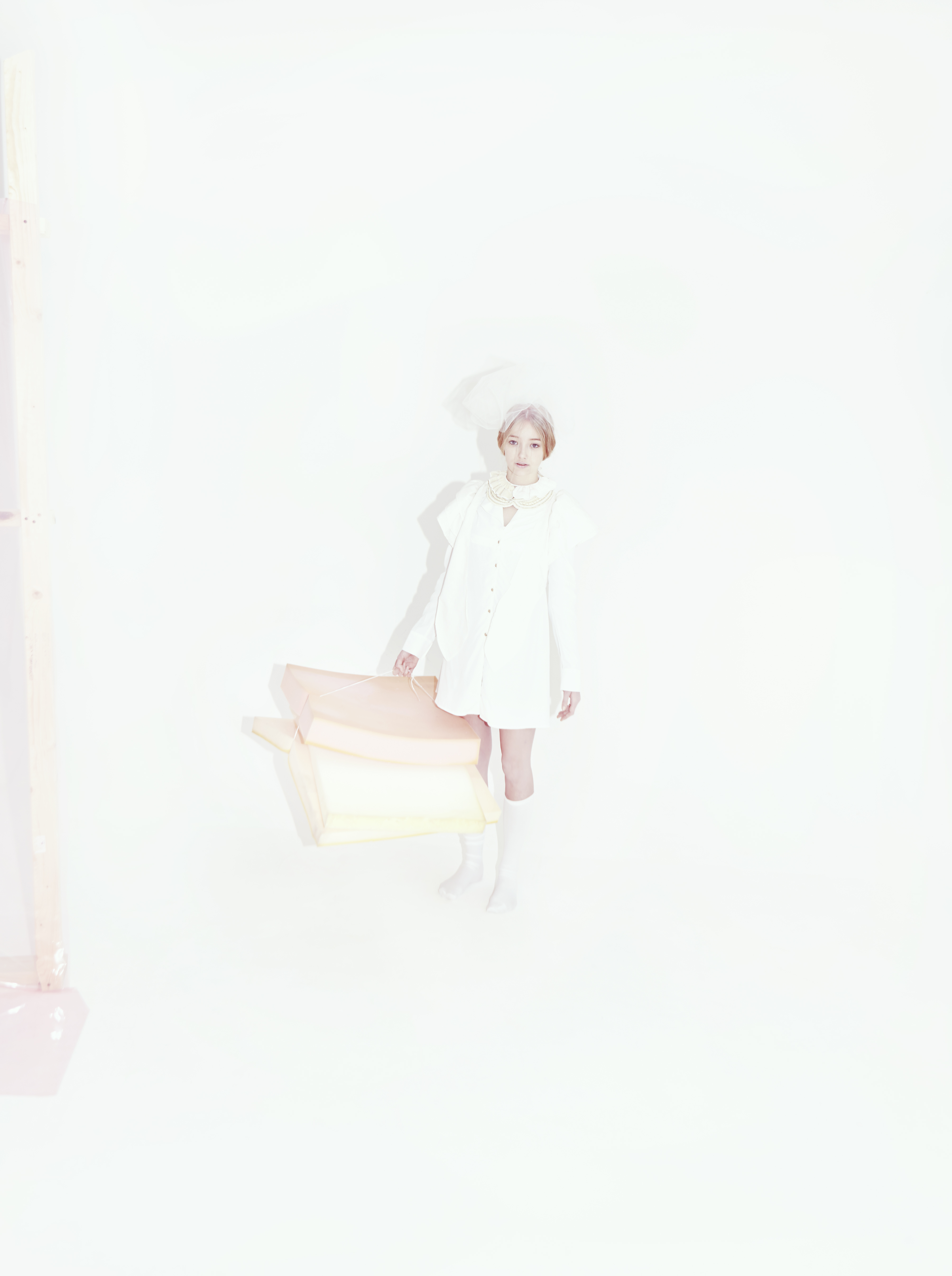 papier mache | white