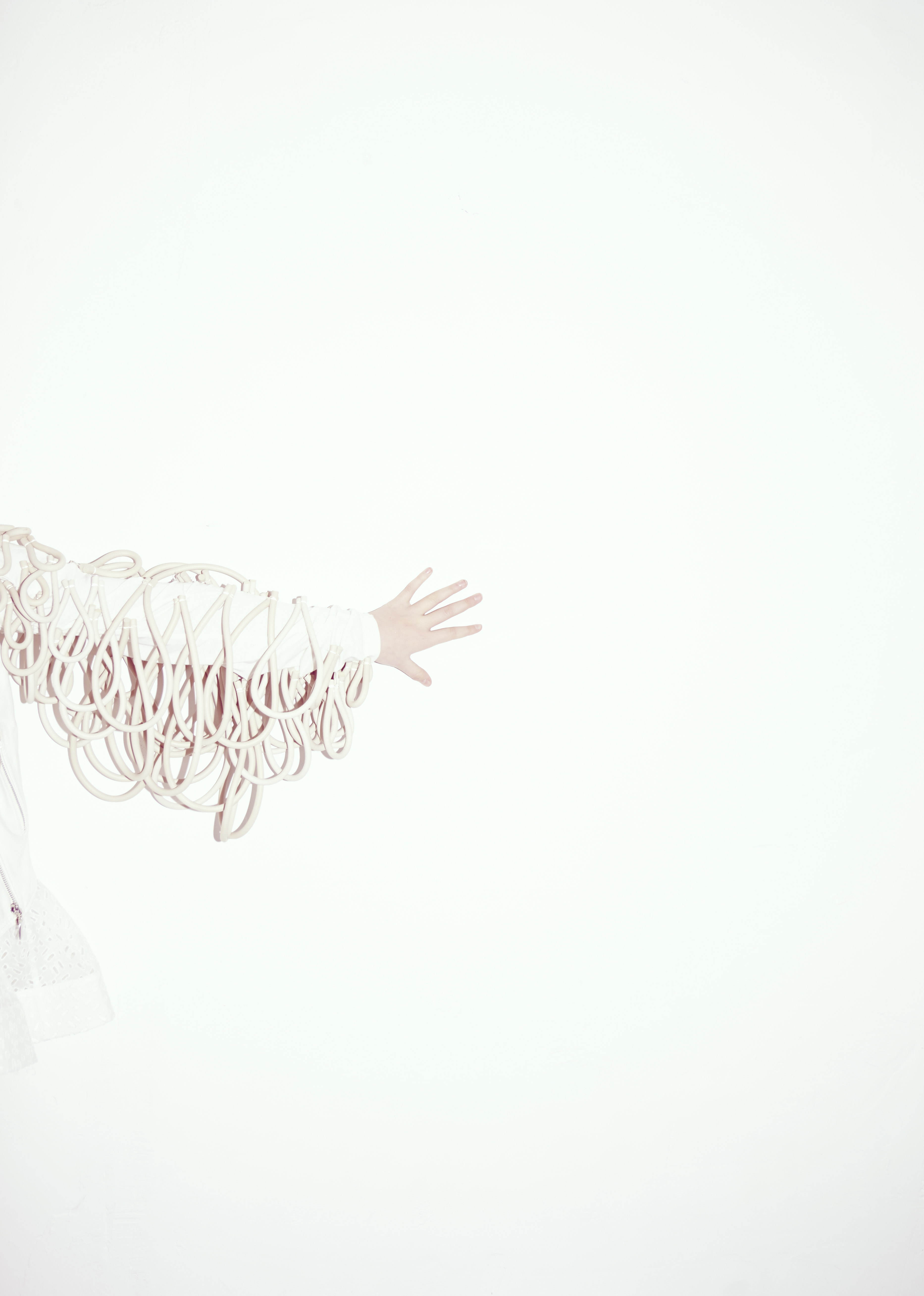 papier mache | white
