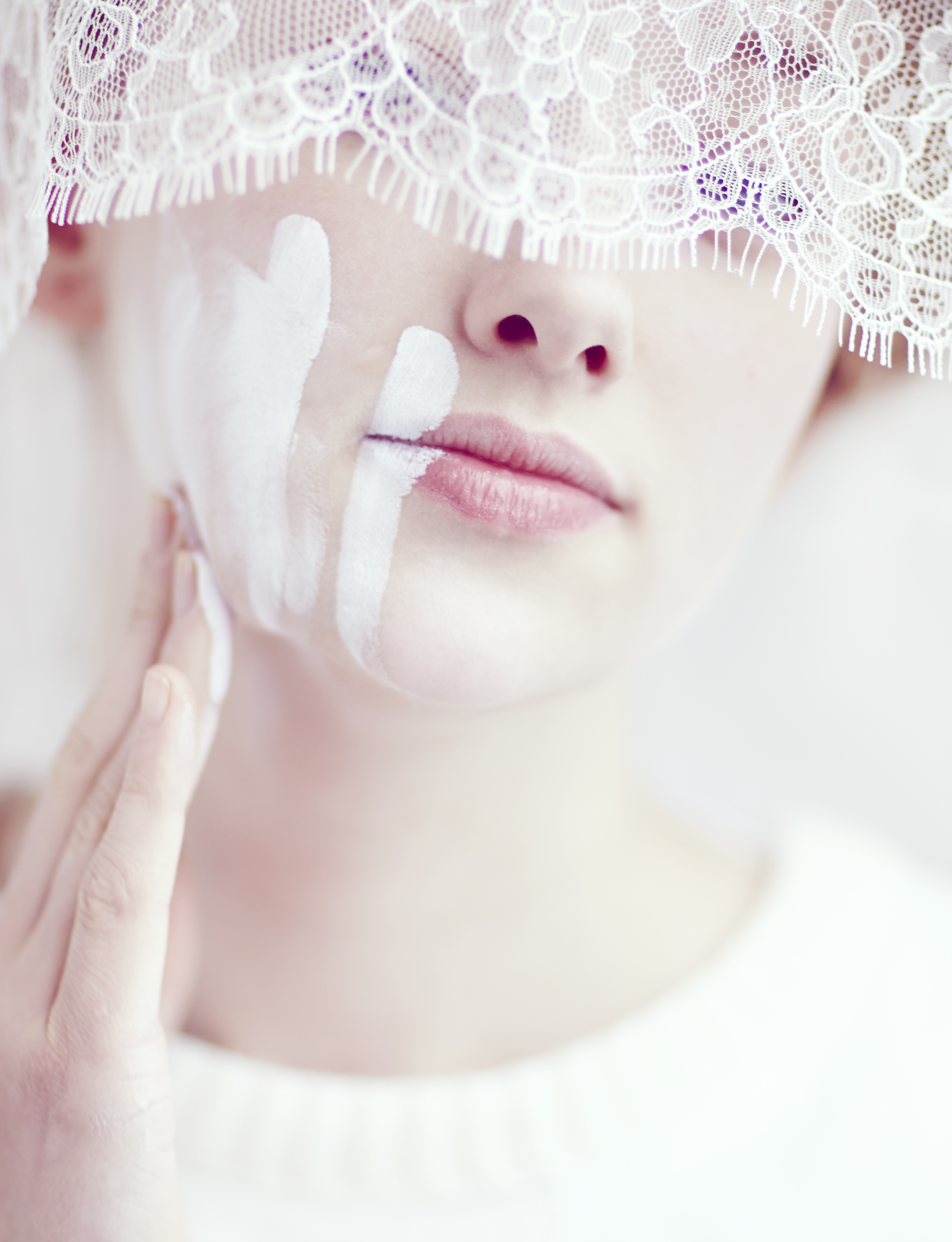 papier mache | white