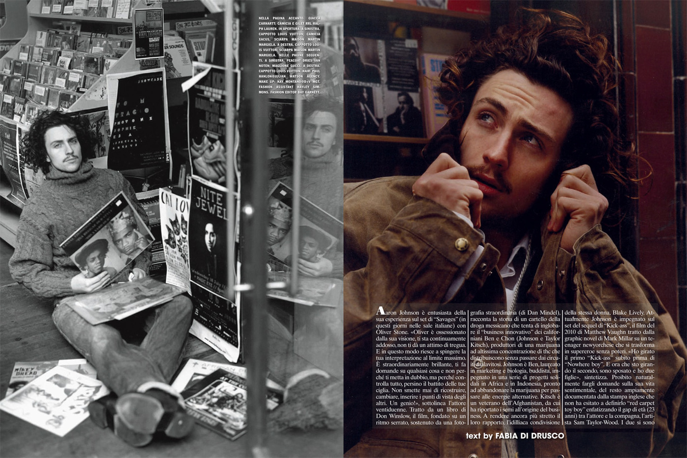L’uomo Vogue | Aaron Johnson