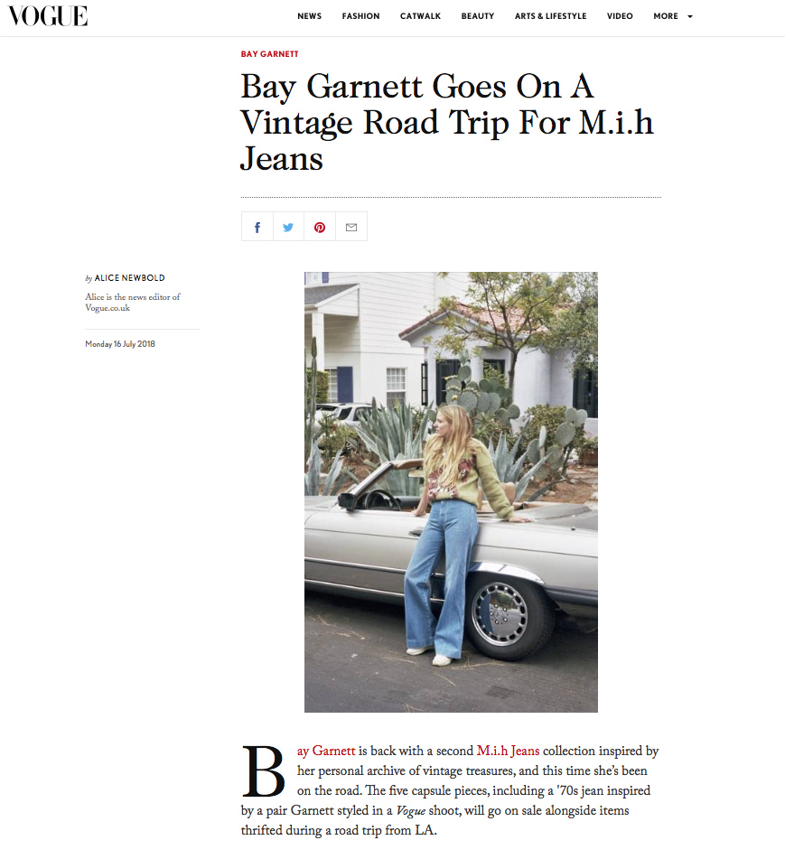 Vogue | M.I.H Jeans