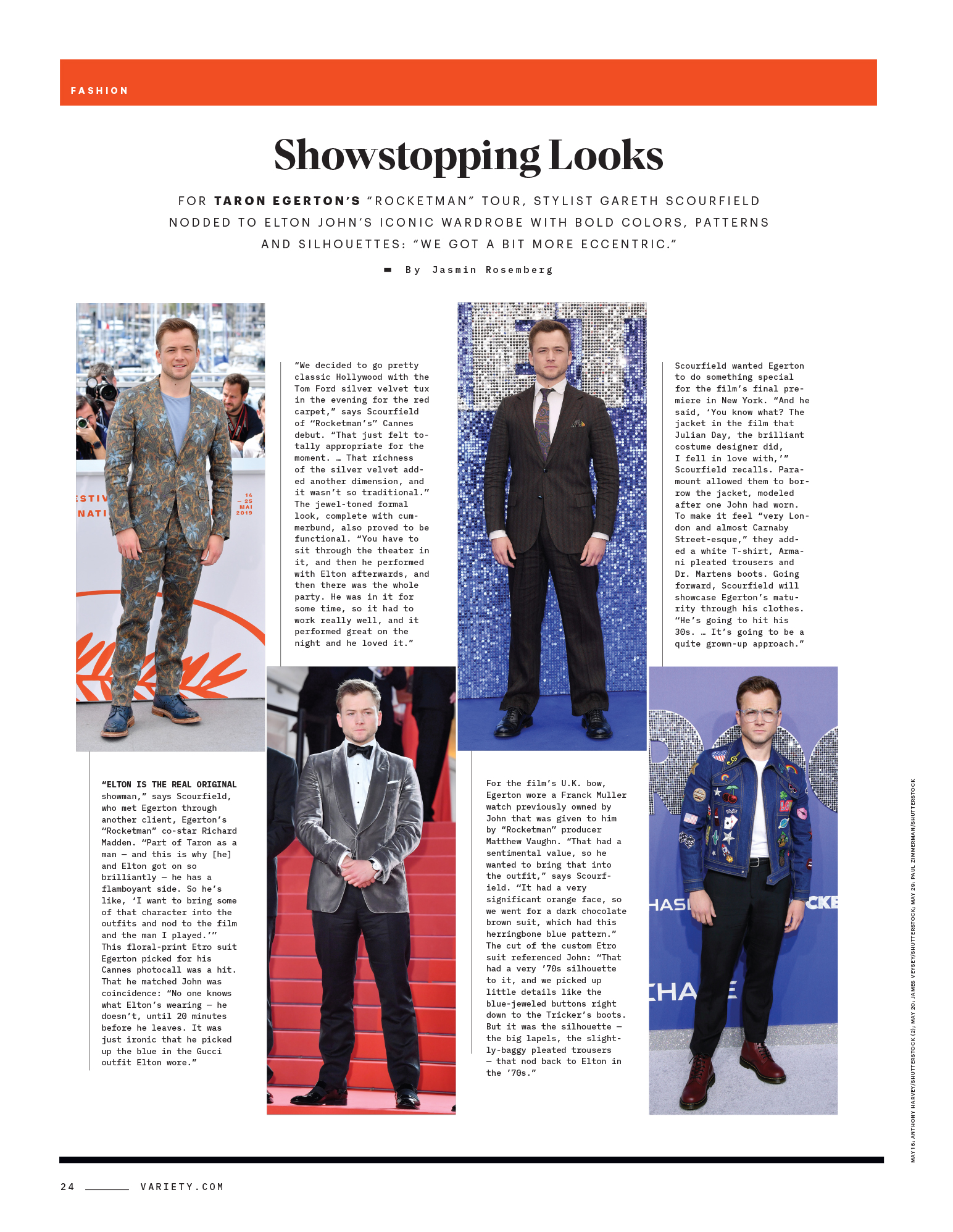 Taron Egerton | Showstopping Looks