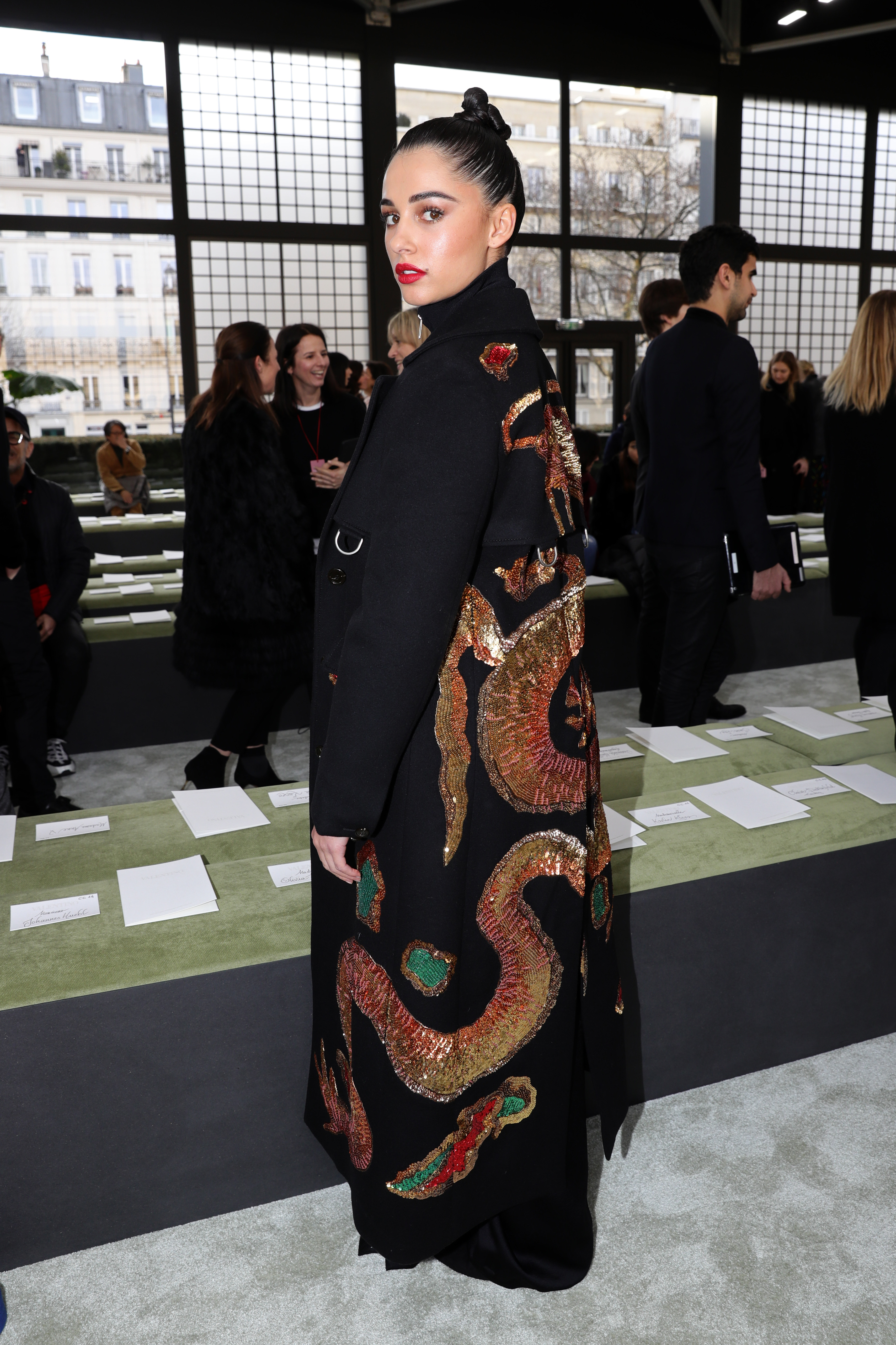 Naomi Scott | valentino fashion week show