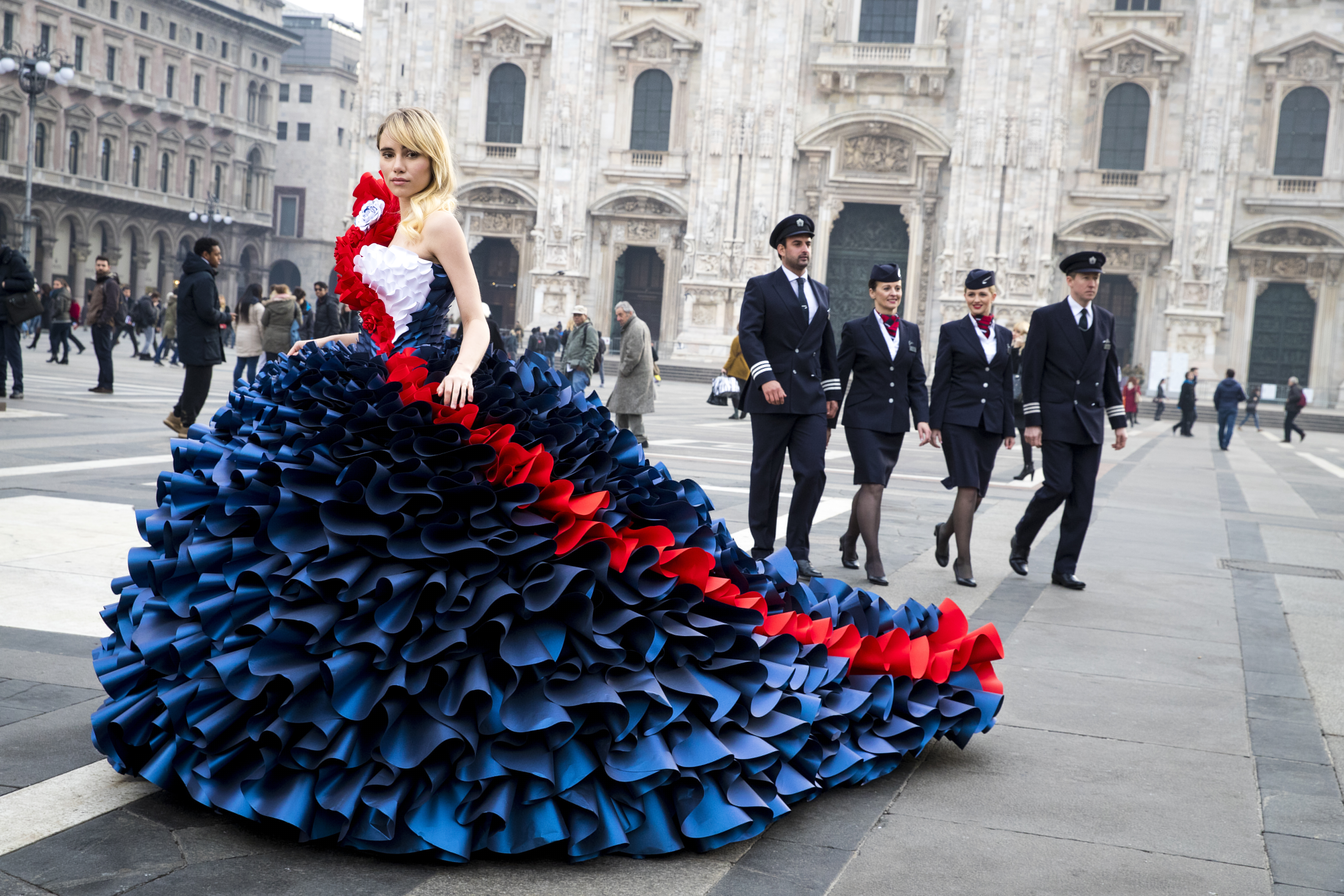 British Airways x Suki Waterhouse | Milan Fashion Week