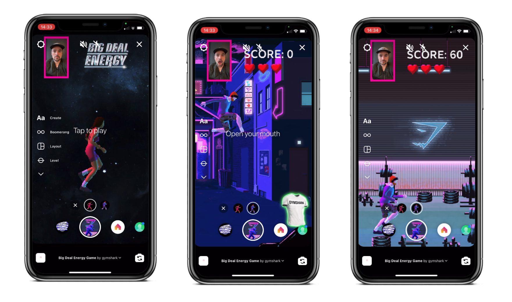 Gymshark | Big Deal Energy Game