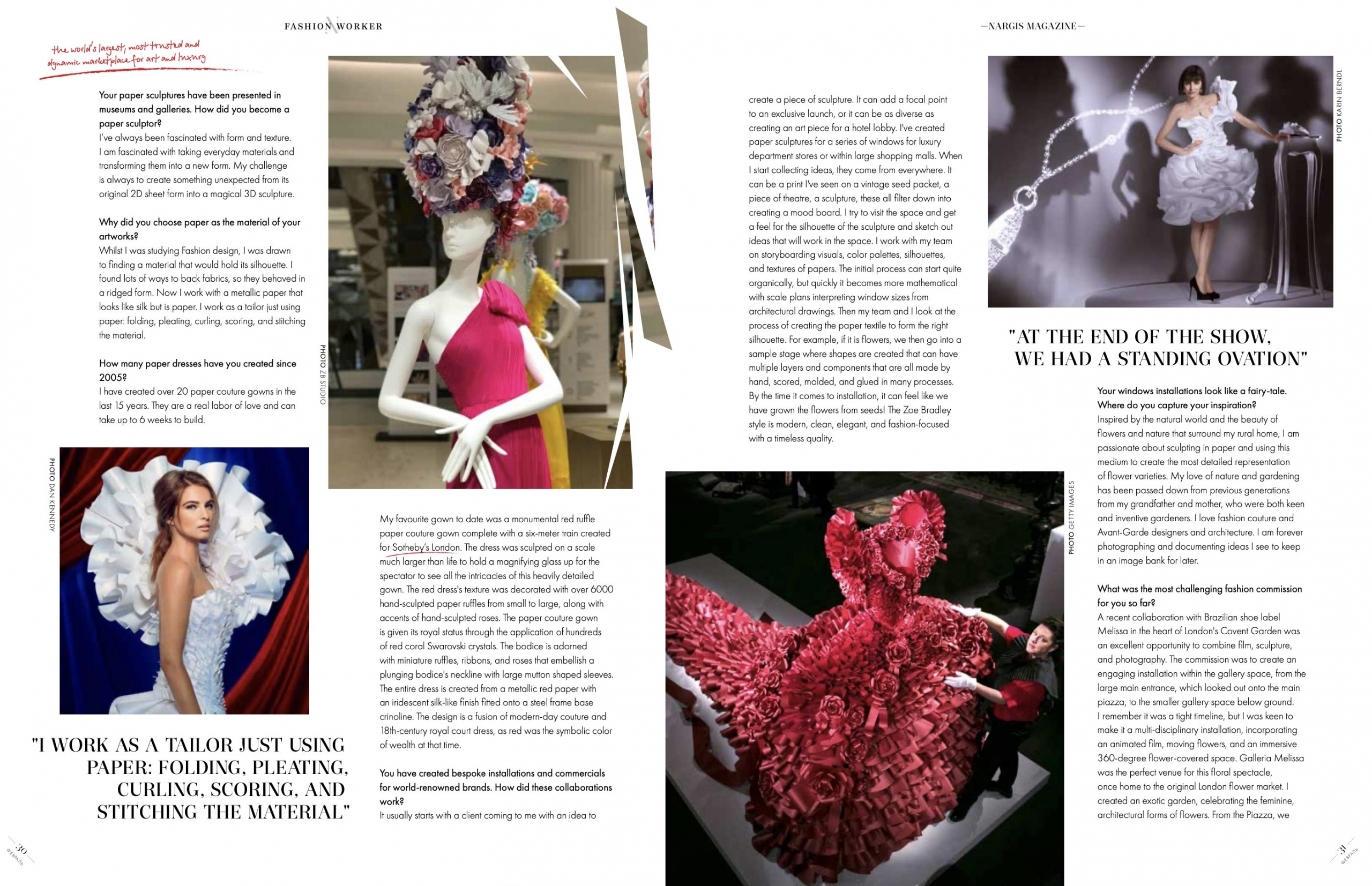 Nargis Magazine | Zoe, Paper, Scissors