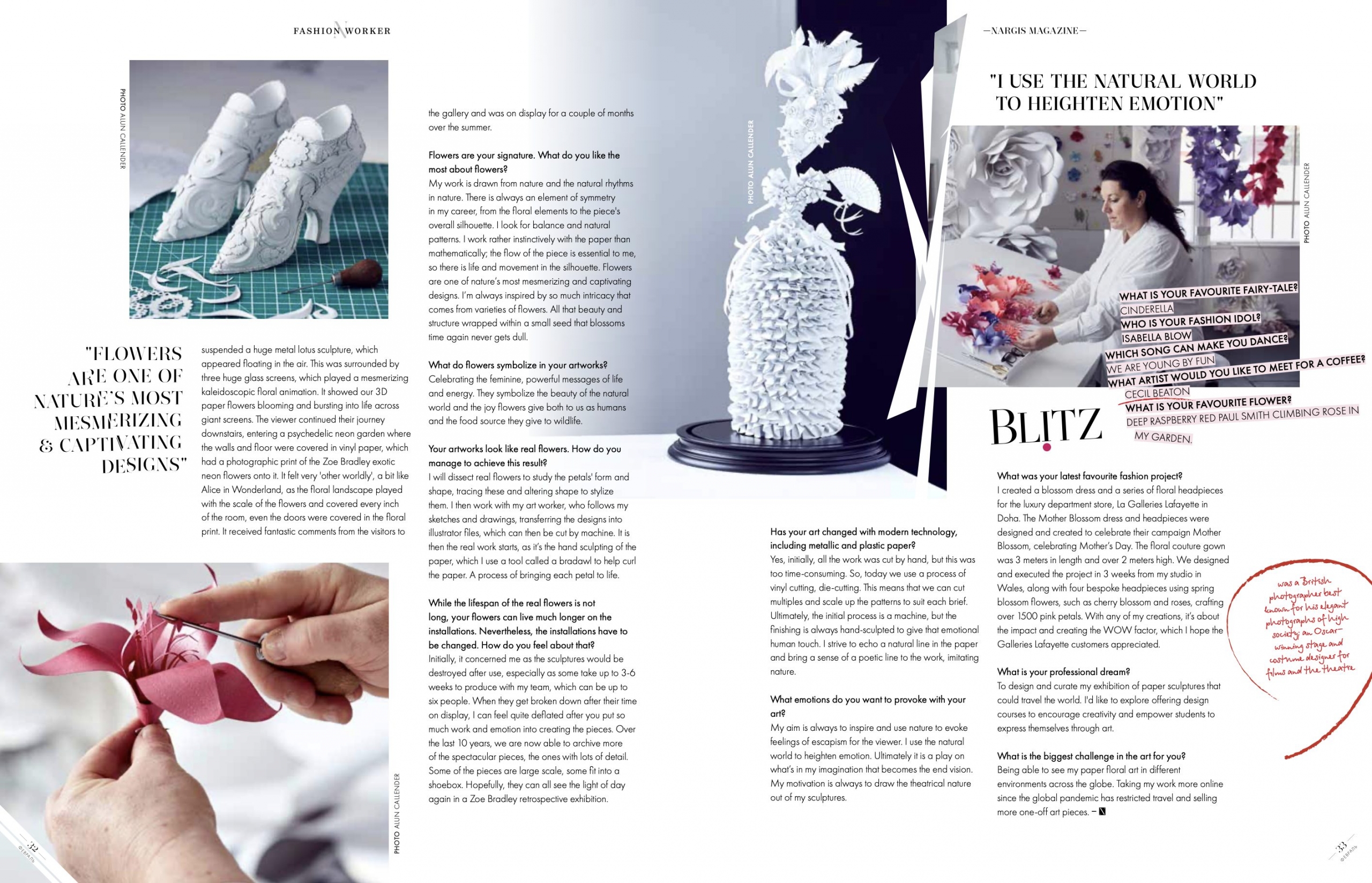 Nargis Magazine | Zoe, Paper, Scissors