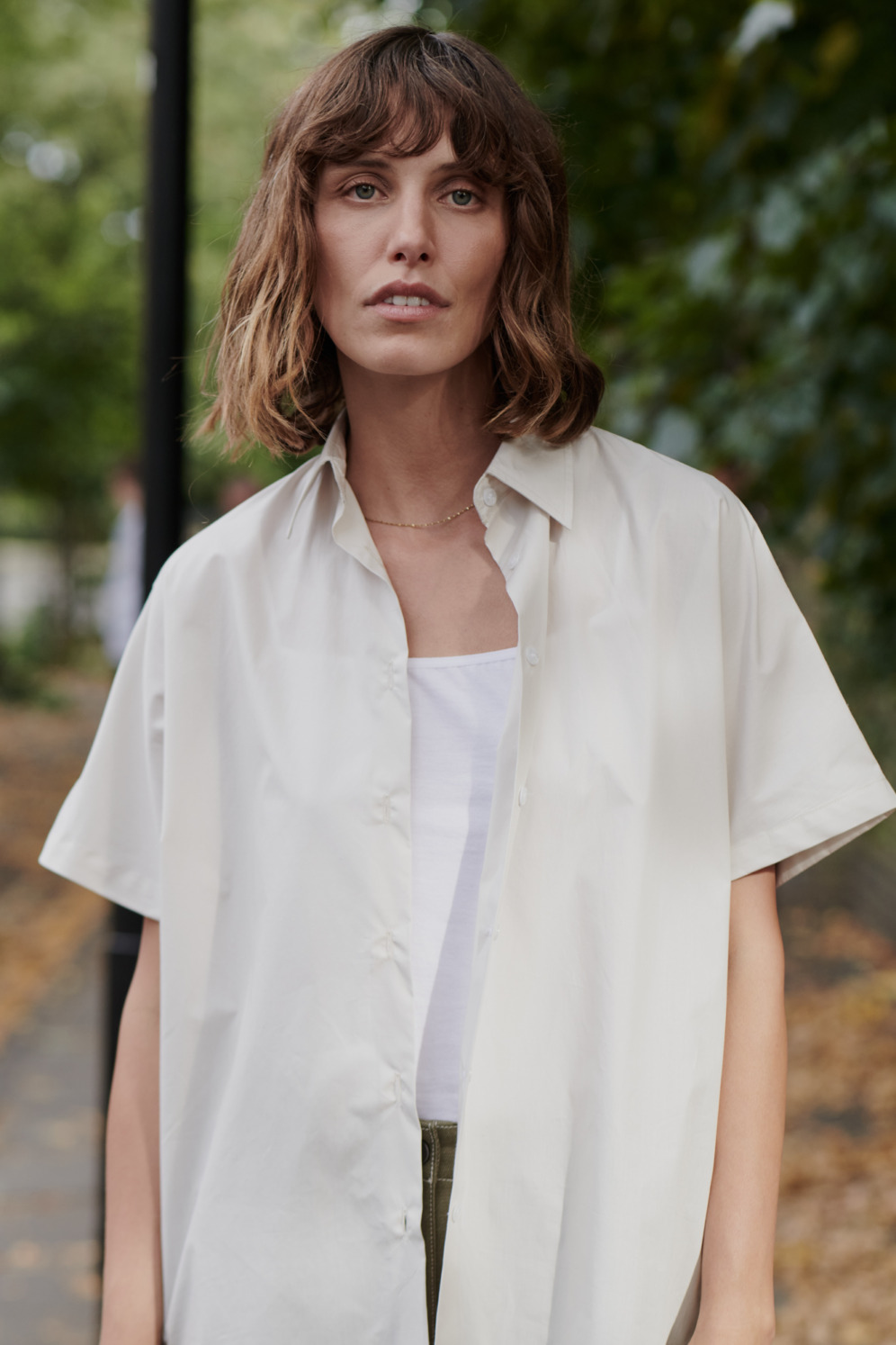 Stephania Blouse Top - White, Fashion Nova, Shirts & Blouses
