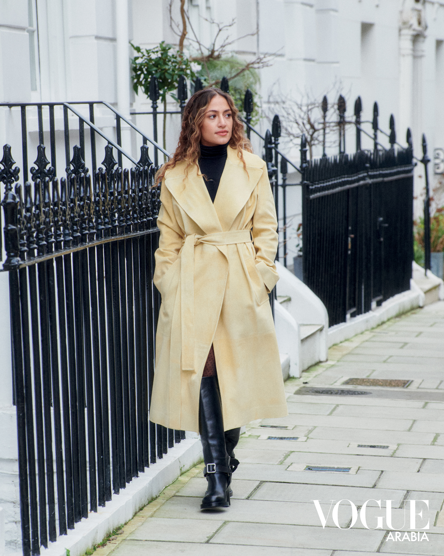 vogue arabia | Burberry | kinzy dias