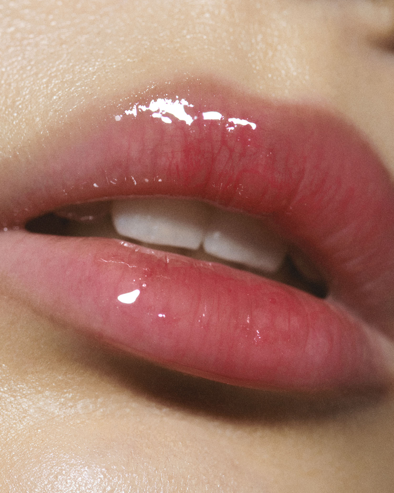 Glossed over