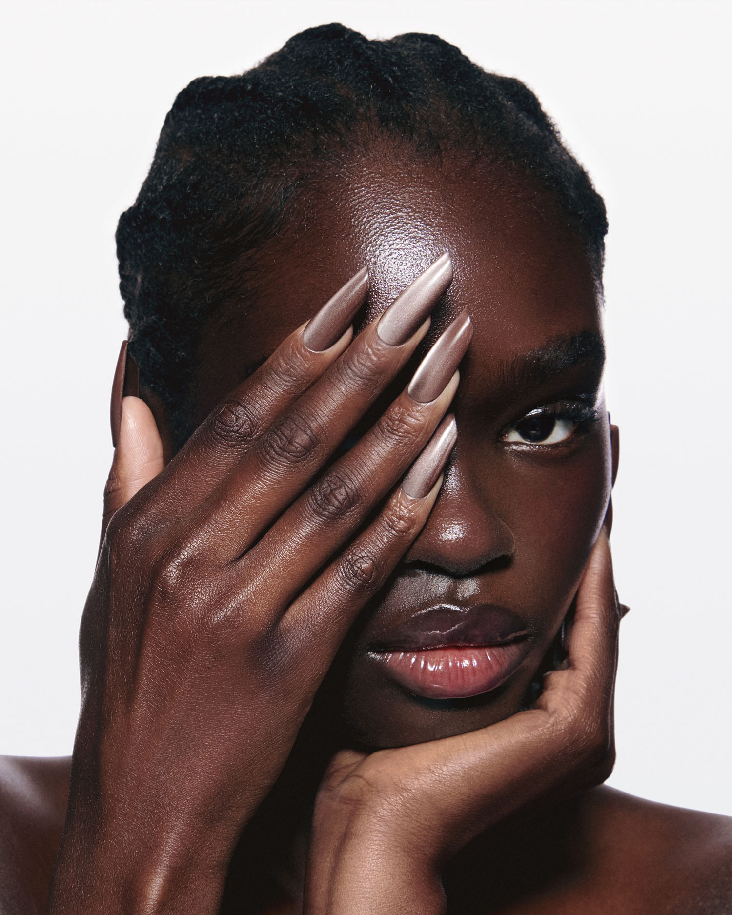 Glossed over