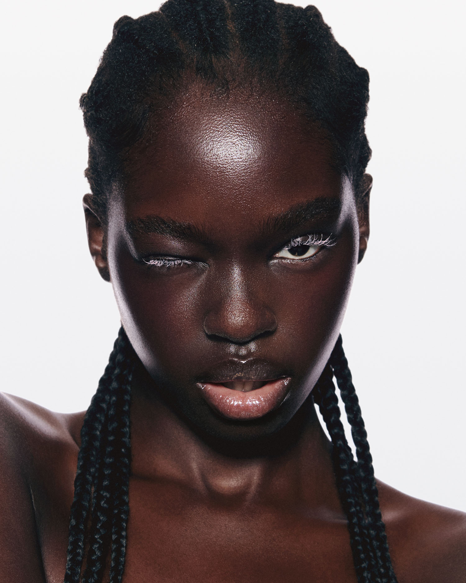 Glossed over